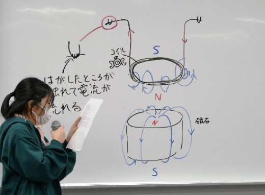 電大ガールズによる理科実験教室